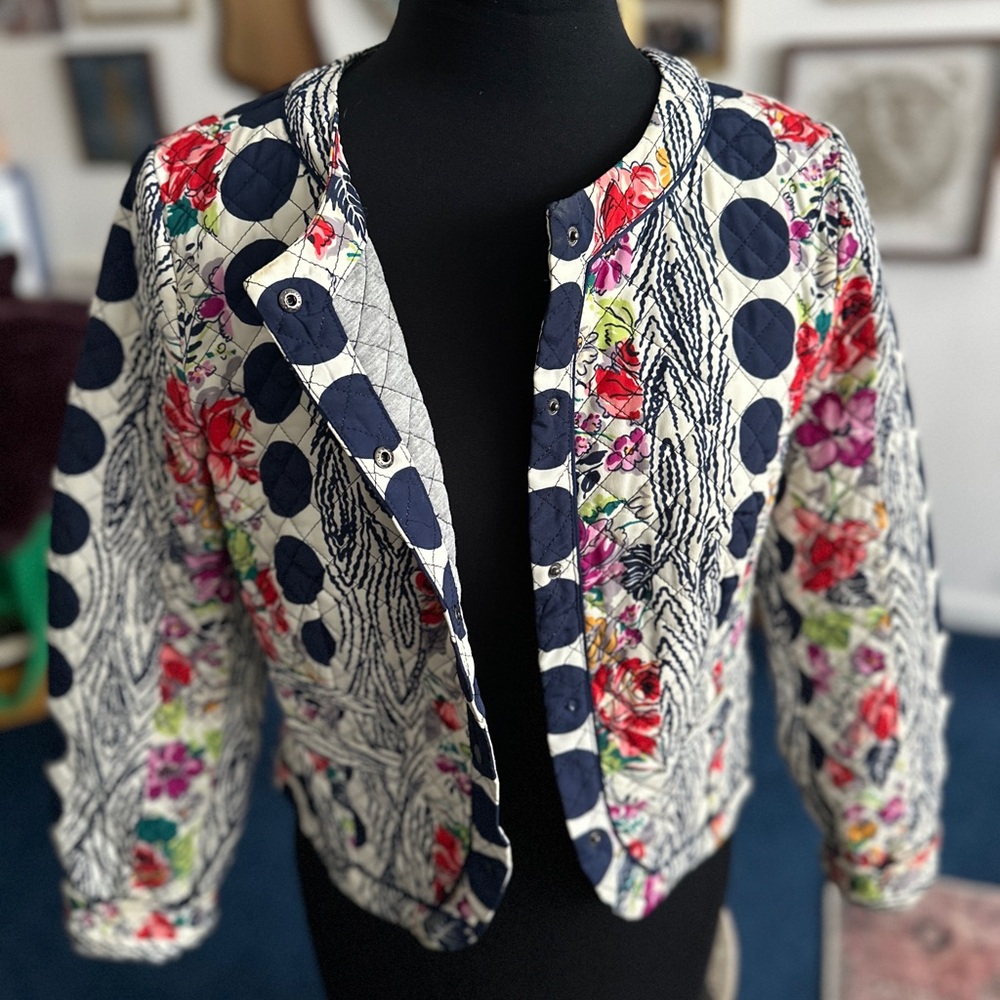 Isani for Anthropology quilted jacket size 6P